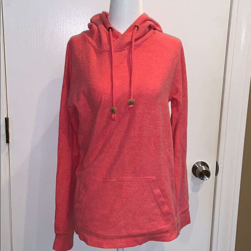tentree pink sweatshirt size small